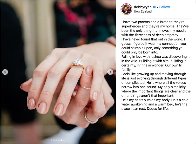 Debby ryan engagement ring cost on sale
